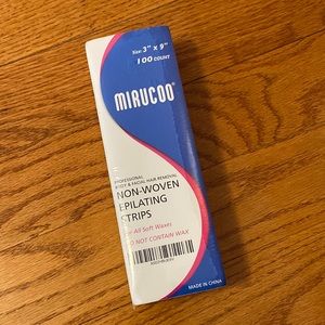 NEW Large Waxing Strips 100 count 3” by 9”